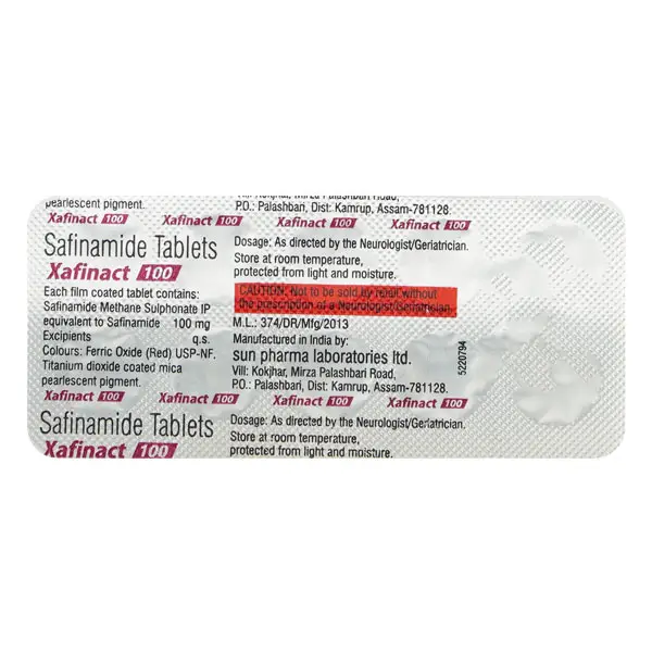 Xafinact 100 Tablet